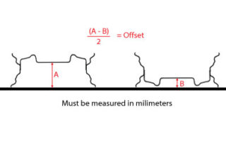 Measure wheel Offset