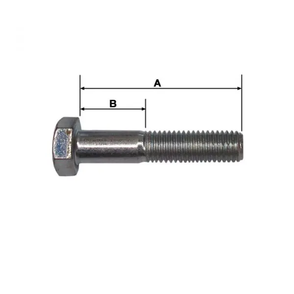 M8 zinc plated Bolt 80mm for sale from Western Towing