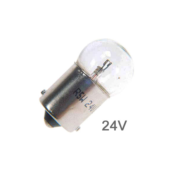 24v 5w Side tail light Bulb single pole used on commercial vehicles