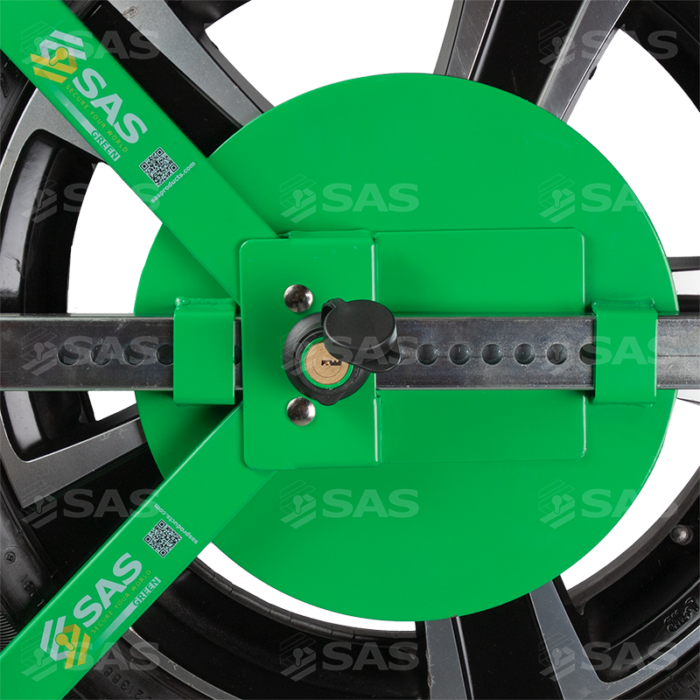 SAS Green V3 Wheel Clamp - Image 2