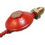 Orange LPG Hose 2m inc 2 Hose Clips