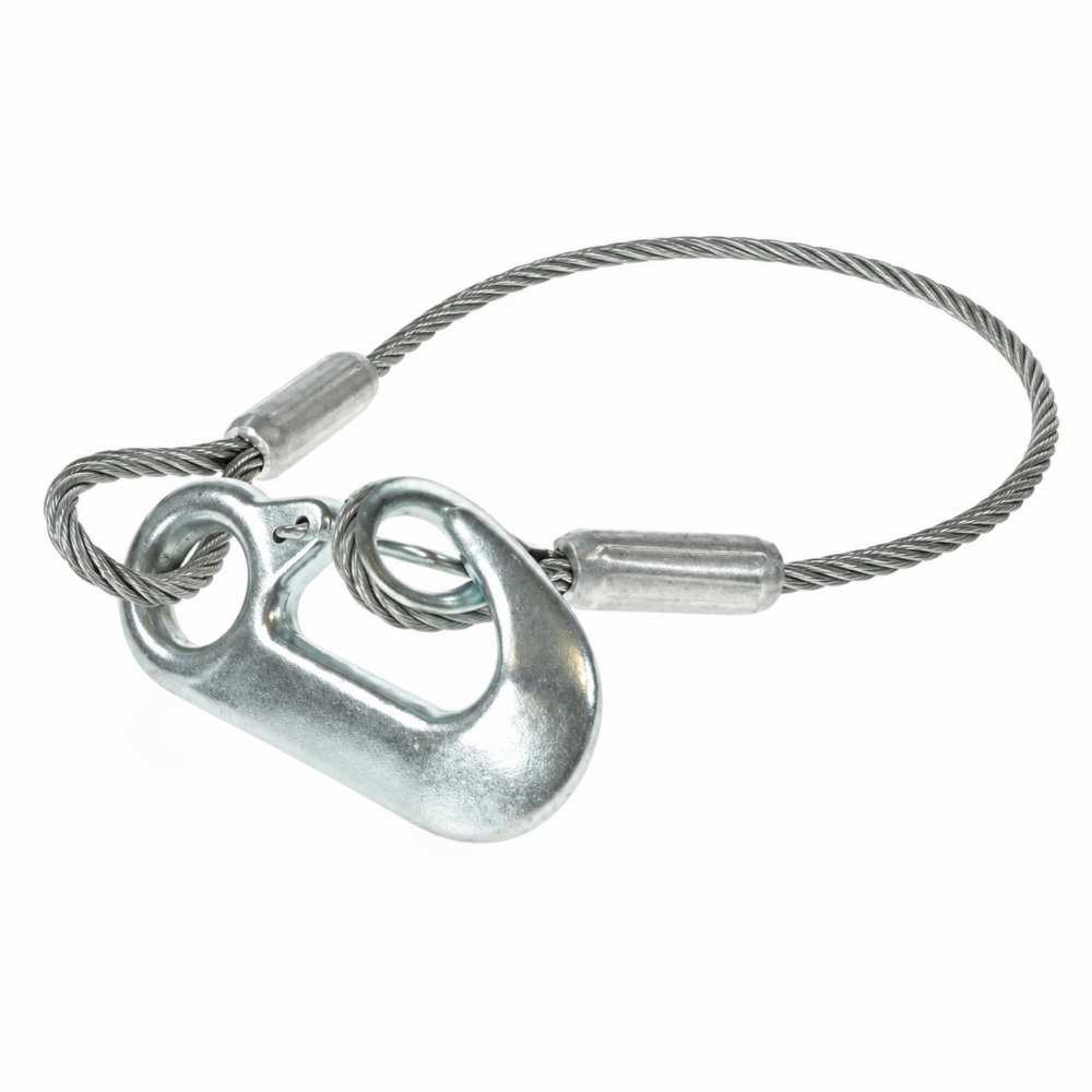 Secondary trailer safety cable